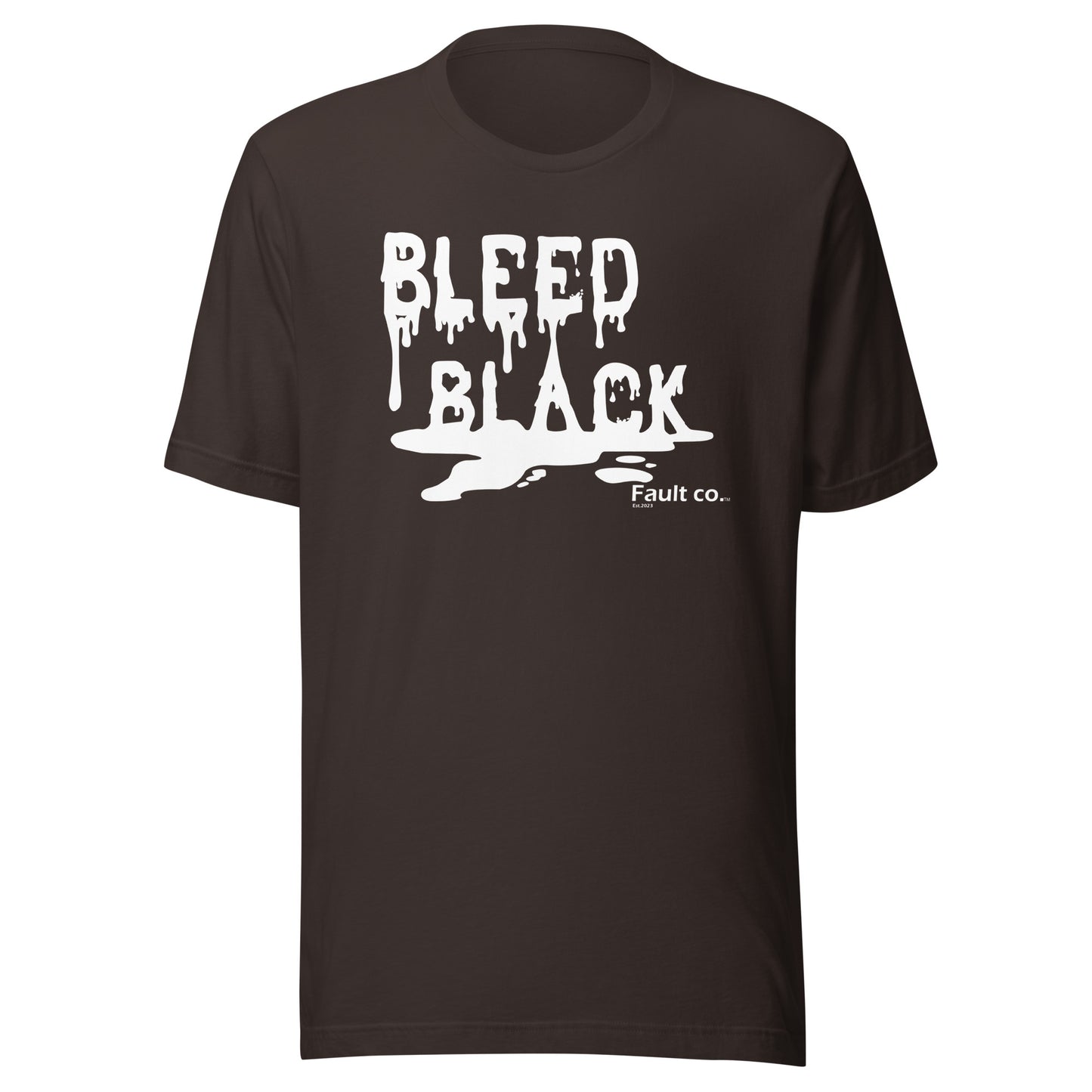 Bleed Black Unisex t-shirt