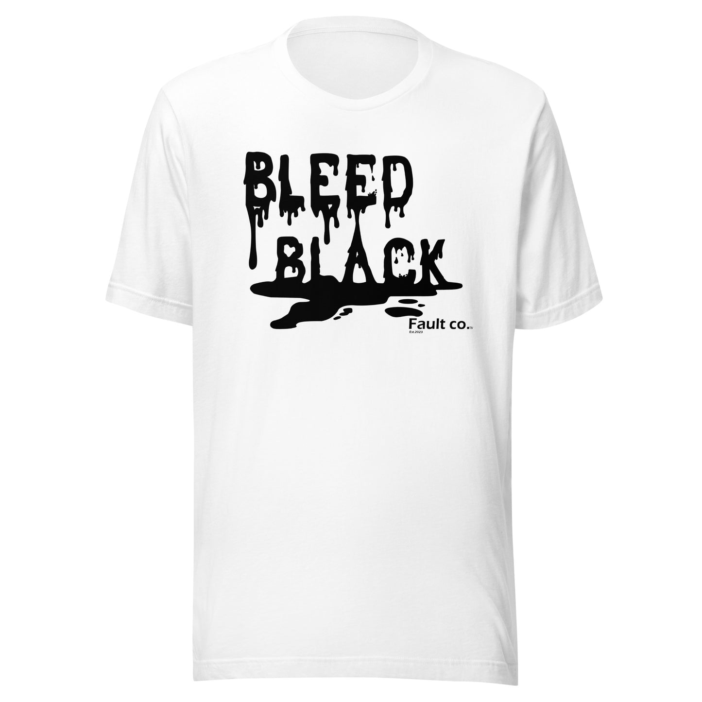Bleed Black Unisex t-shirt