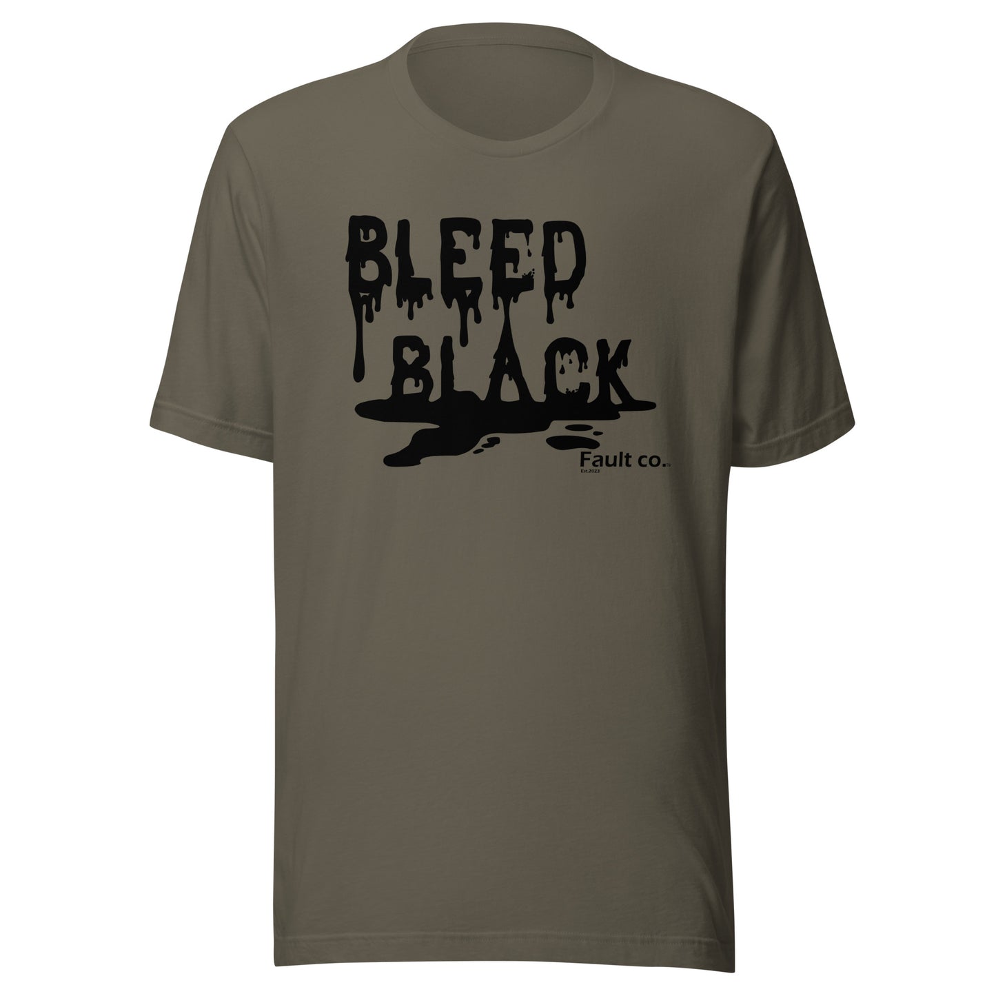 Bleed Black Unisex t-shirt