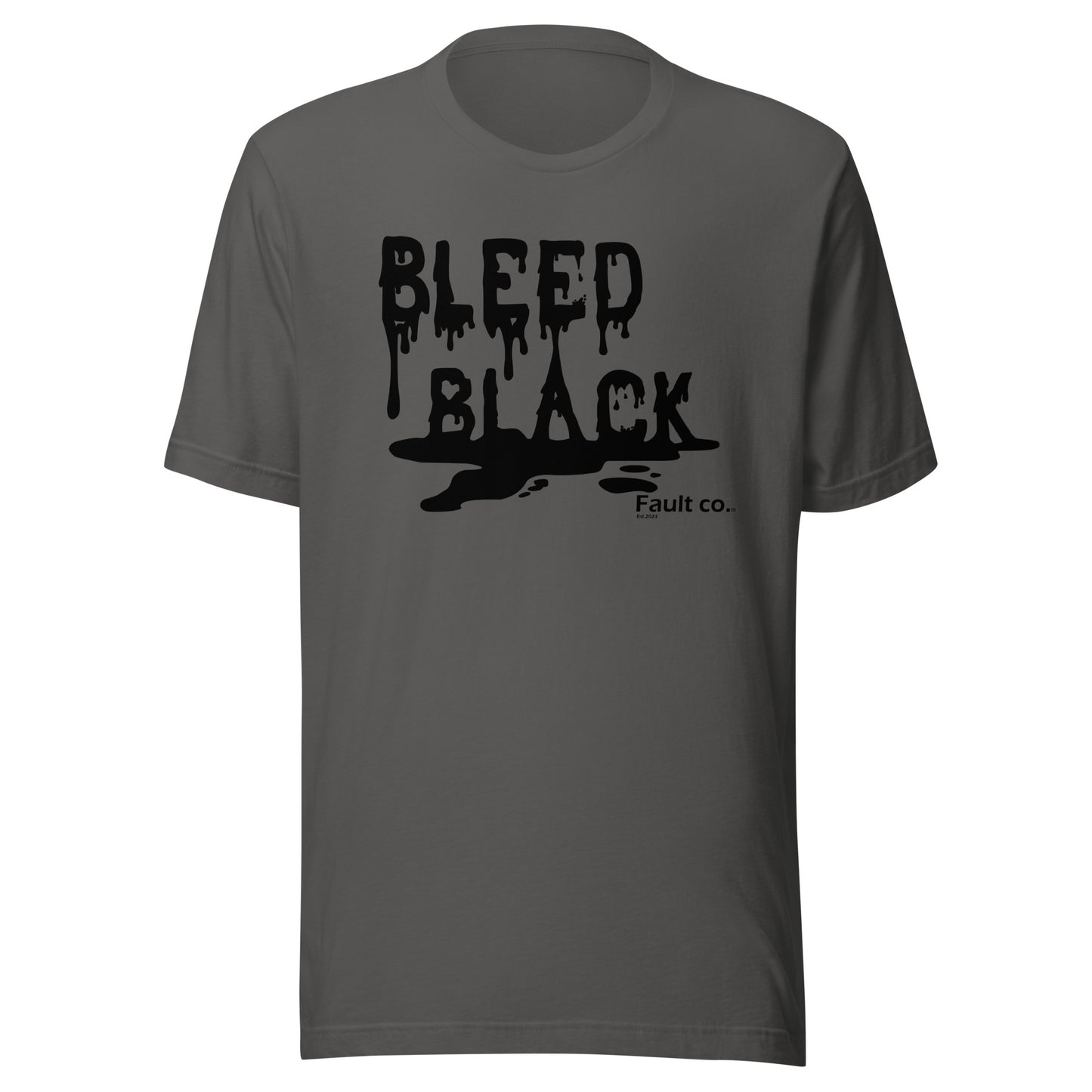 Bleed Black Unisex t-shirt