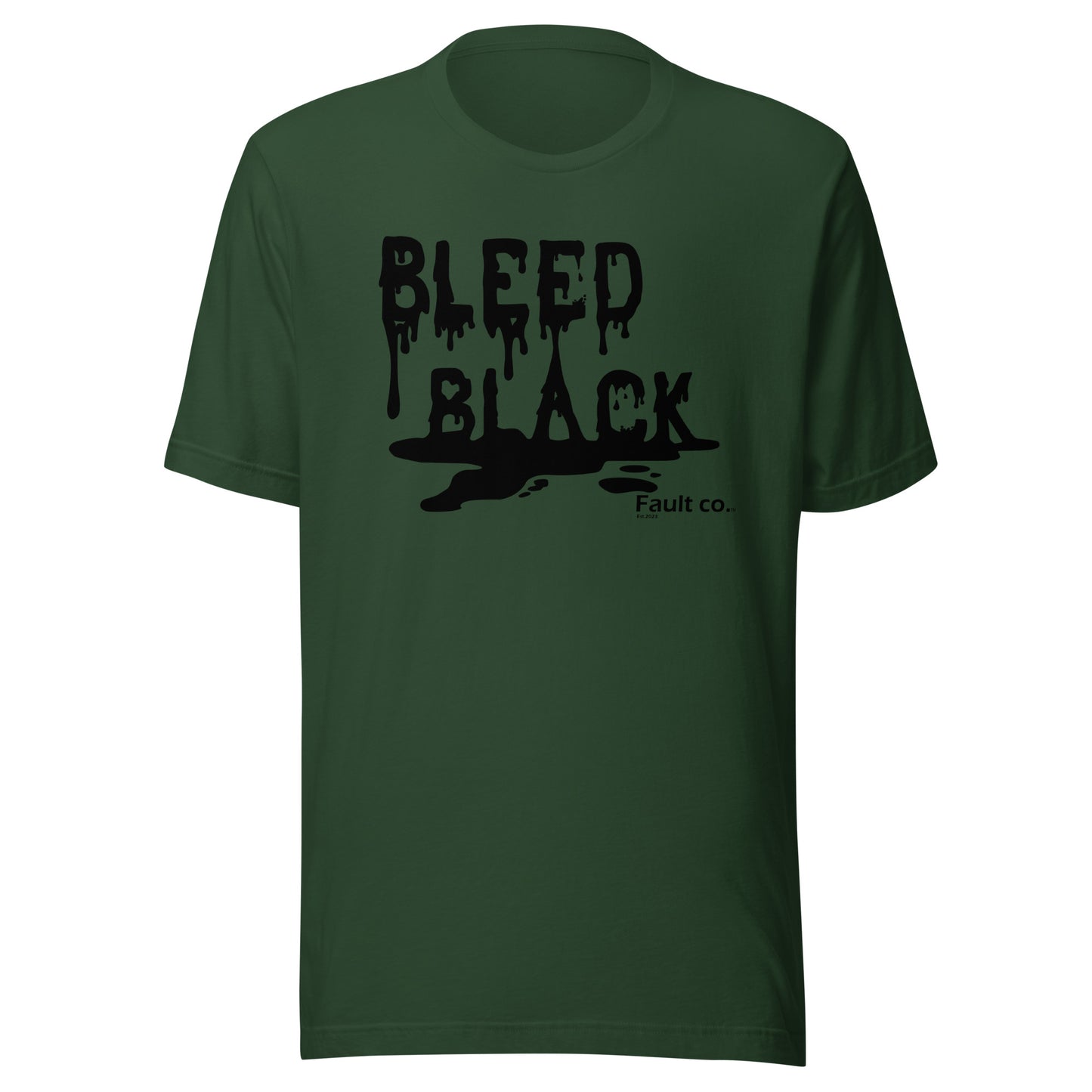 Bleed Black Unisex t-shirt