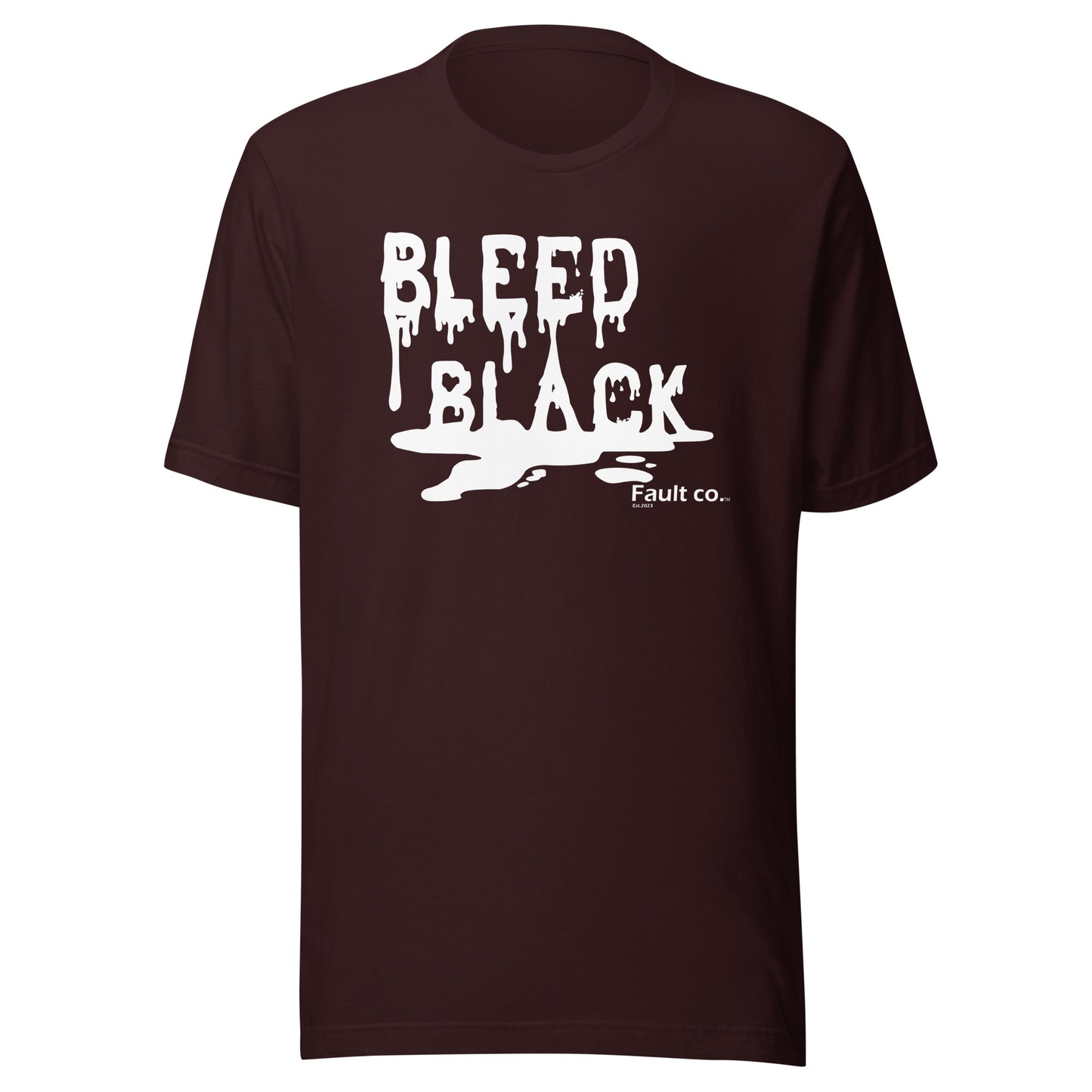 Bleed Black Unisex t-shirt