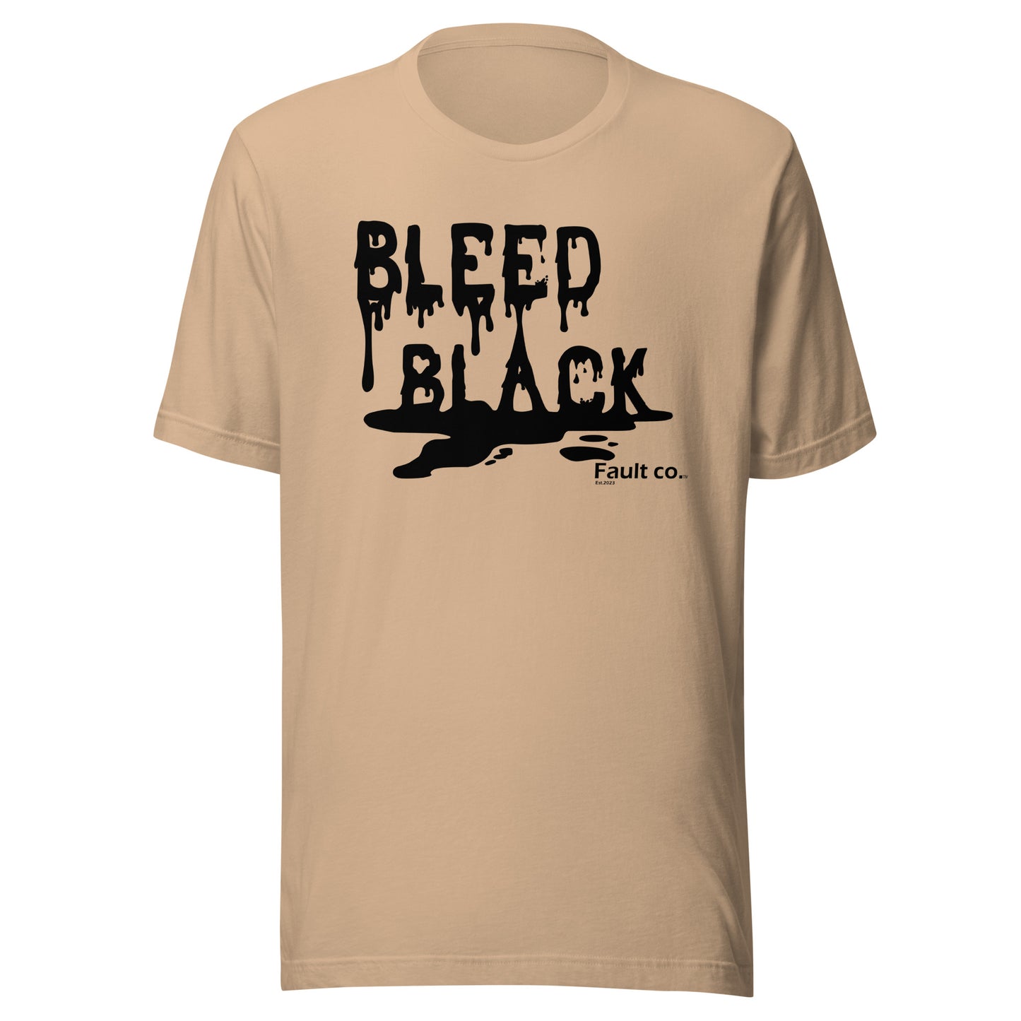 Bleed Black Unisex t-shirt